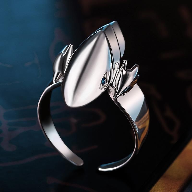 『Yu Gi Oh!』"Blue Eyes White Dragon" Ring