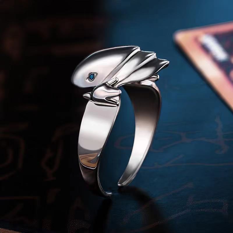 『Yu Gi Oh!』"Blue Eyes White Dragon" Ring