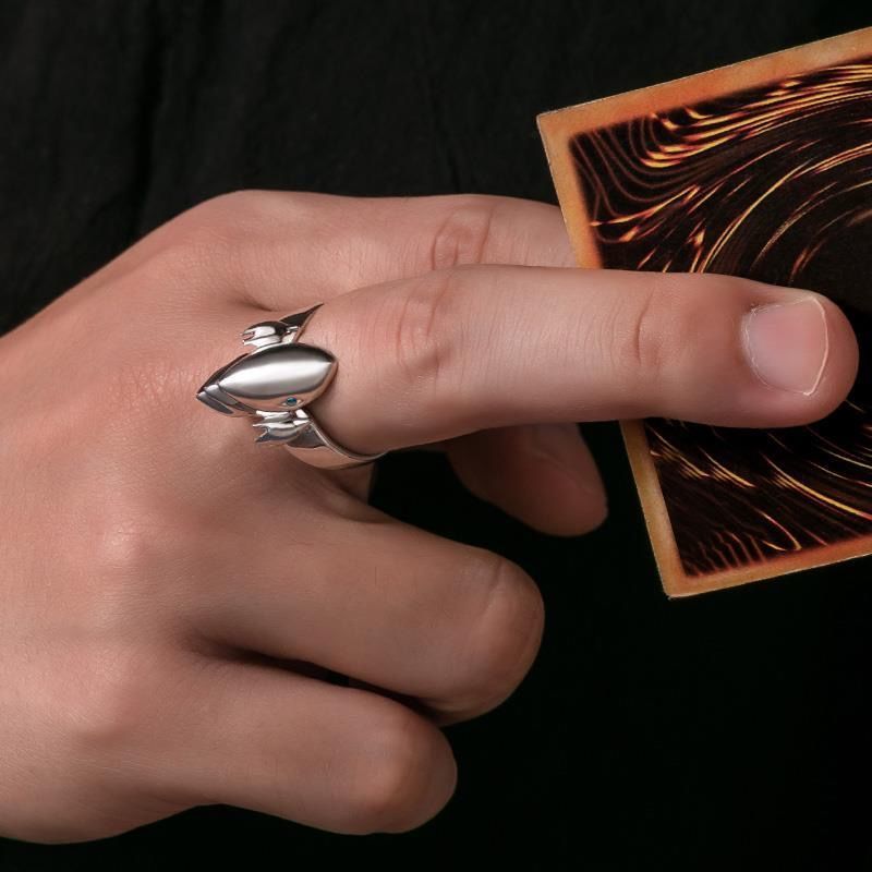 『Yu Gi Oh!』"Blue Eyes White Dragon" Ring