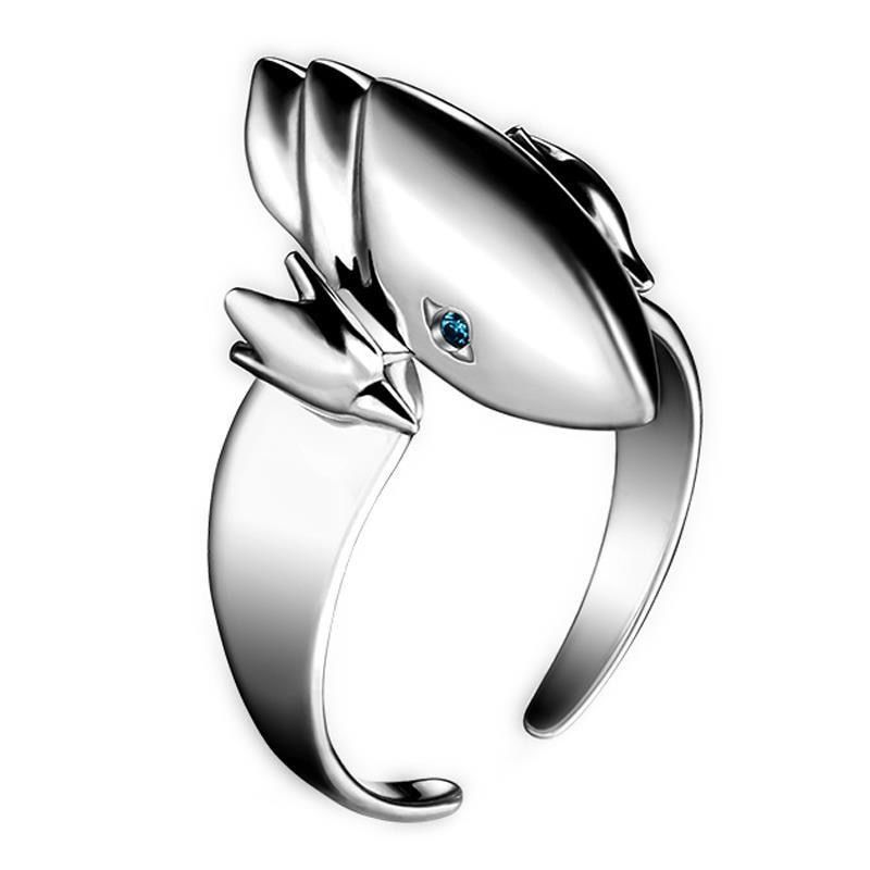 『Yu Gi Oh!』"Blue Eyes White Dragon" Ring