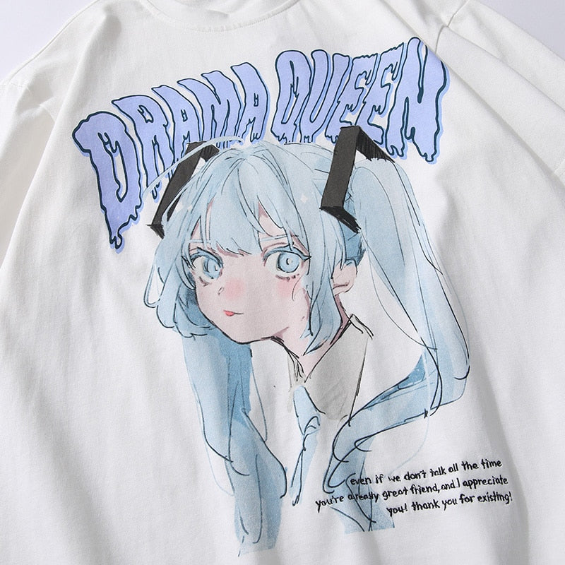 "Drama Queen Miku" Graphic T-shirt