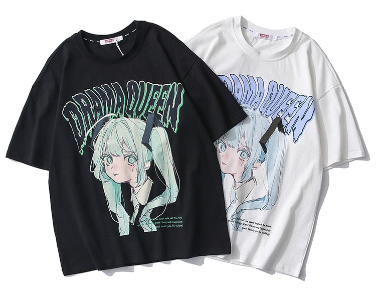 "Drama Queen Miku" Graphic T-shirt