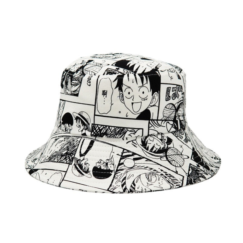 『One Piece』"Manga Collage" Bucket hat