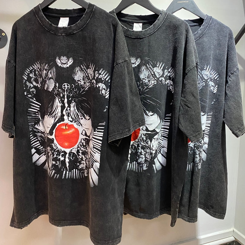 『Death Note』"Apple of sin" Vintage T-shirt