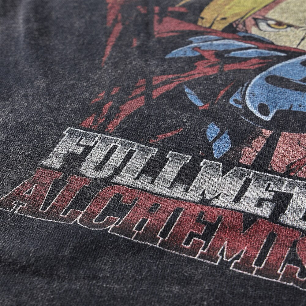 『Full Metal Alchemist』"Elric Brothers" Vintage T-shirt
