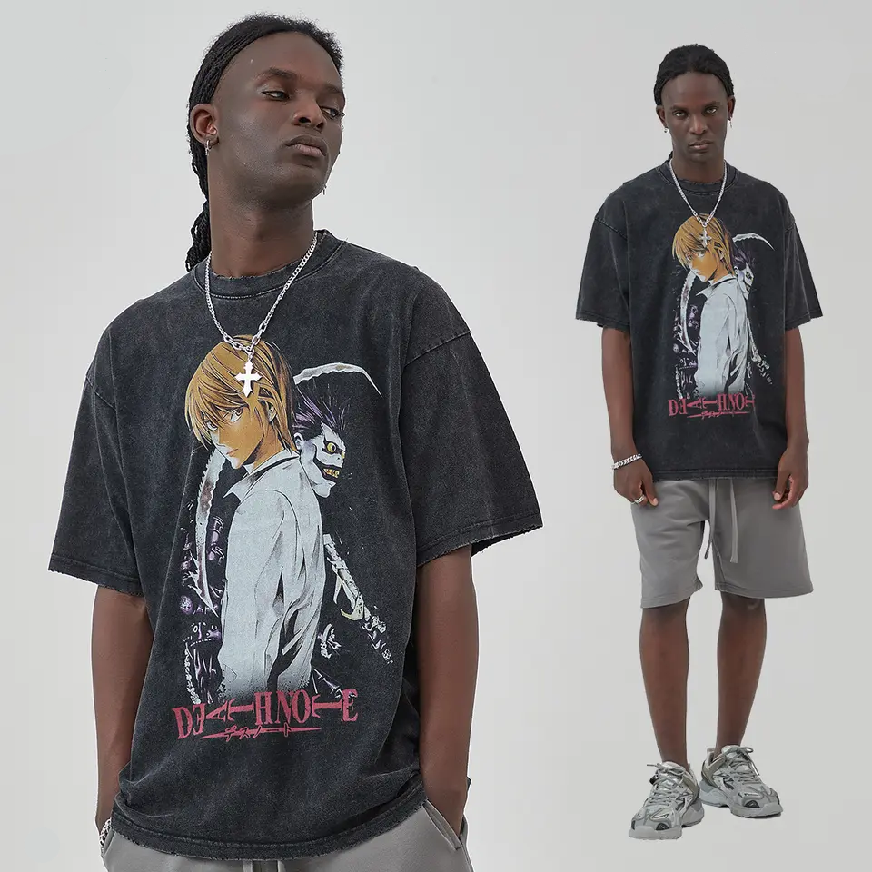 『Death Note』Light Yagami "God of the New World" Vintage T-shirt