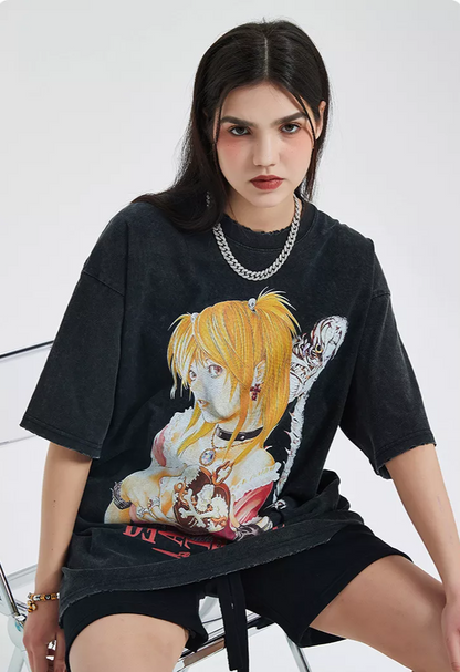 『Death Note』Misa Amane "Fatal Love" Vintage T-shirt