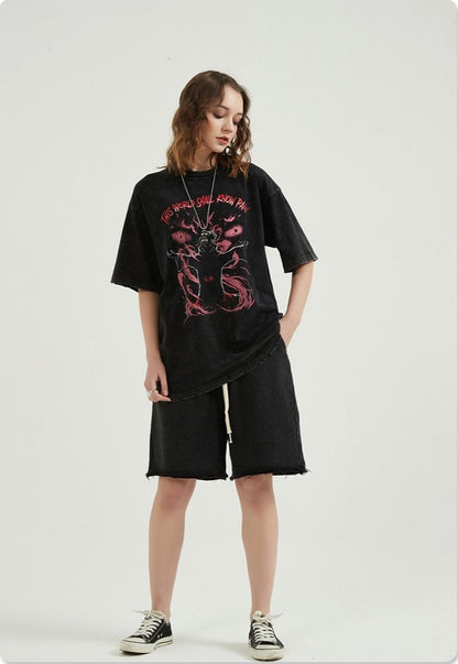 『Naruto』"The World Shall Know Pain" Vintage T-shirt