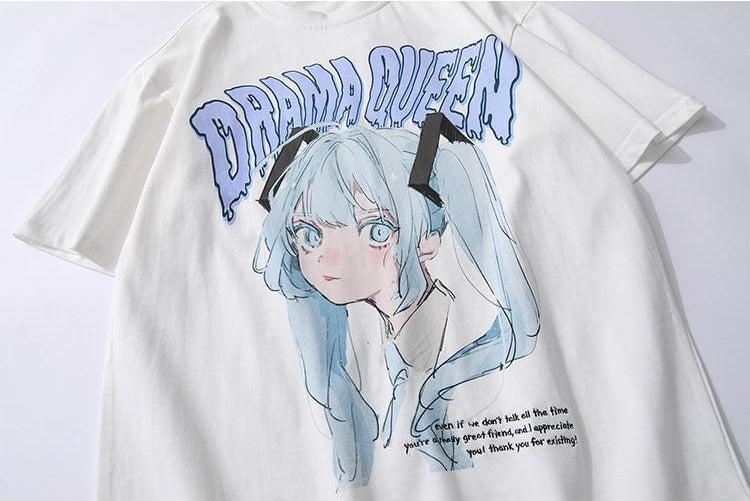 Drama Queen Miku Graphic T shirt EtherealDesu