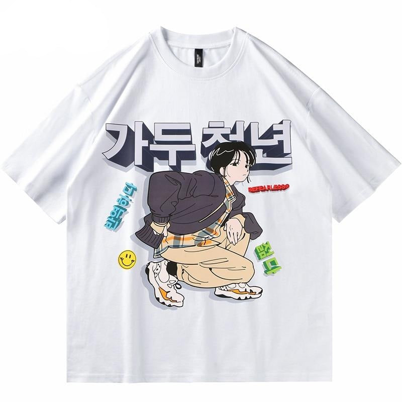 "Casual Korean" Graphic T-shirt