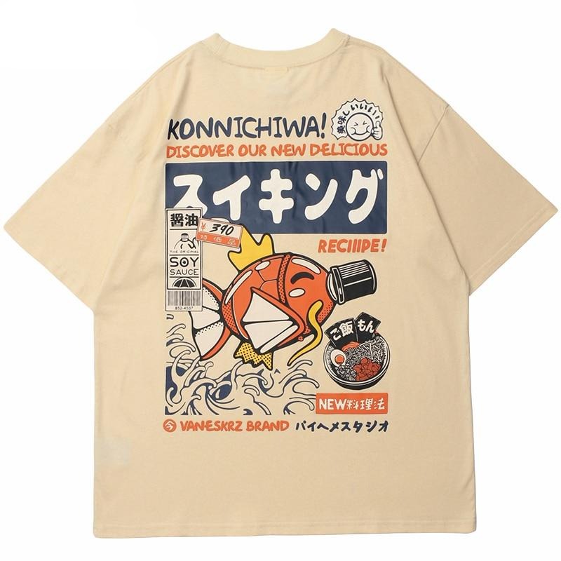 Pokemon Magikarp Recipe Graphic T shirt