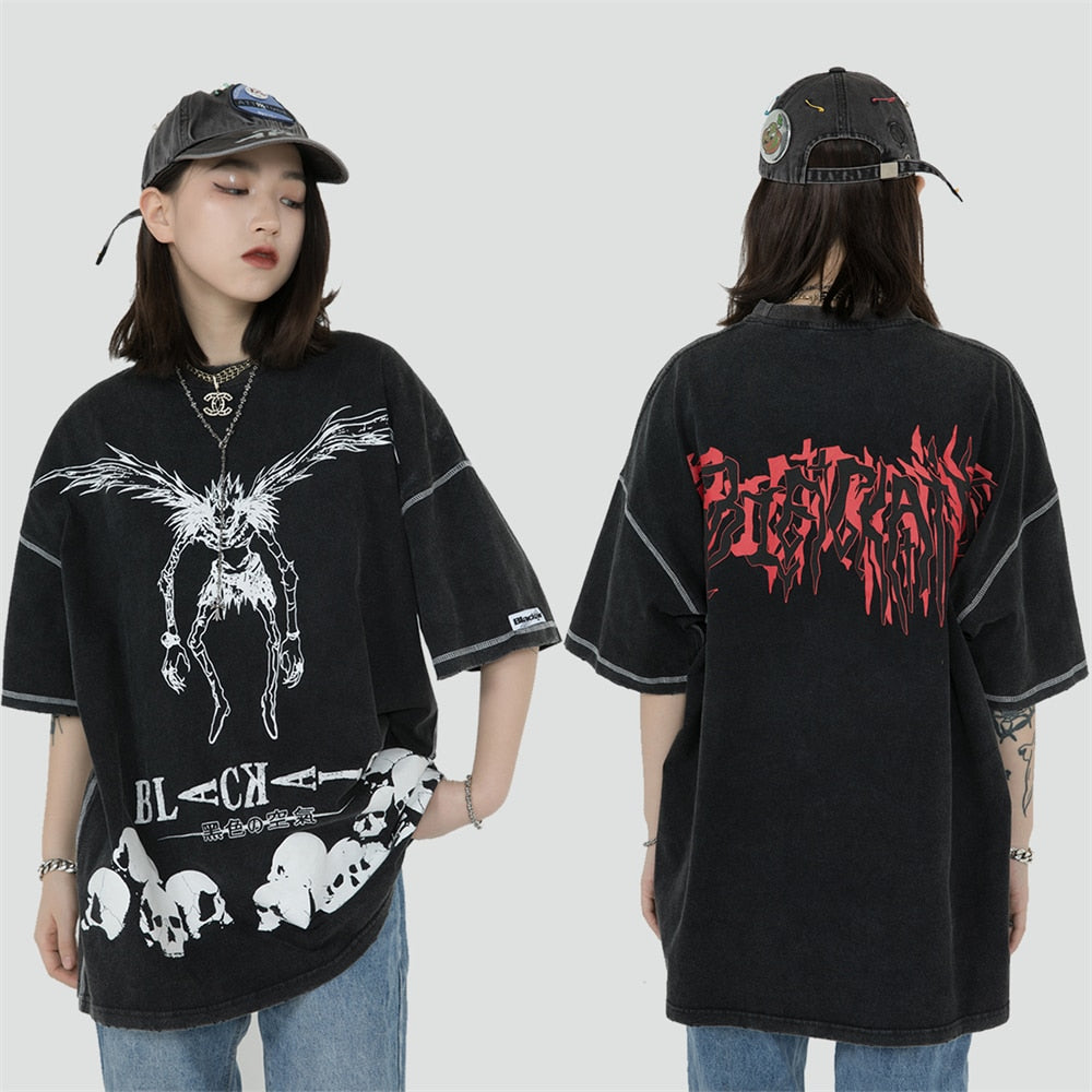 『Death Note』"Flying Ryuk" Graphic T-shirt