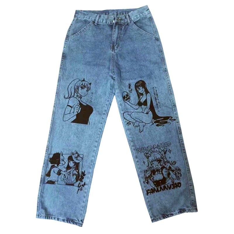 "Waifu Waves" Jeans