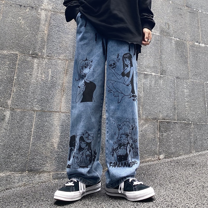 "Waifu Waves" Jeans
