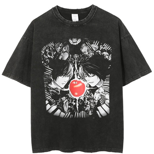 『Death Note』"Apple of sin" Vintage T-shirt