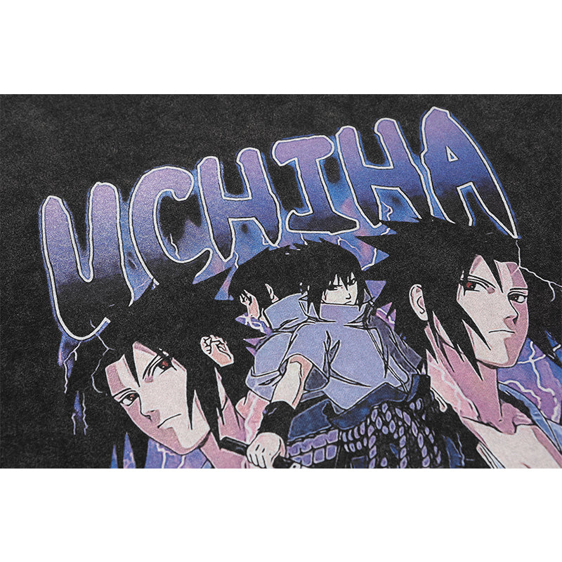 『Naruto』Sasuke "Shadows" Graphic T-shirt