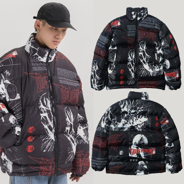 Primitive x My Hero Academia Puffer Jacket (Black) - 2nd To None