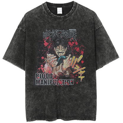『Jujutsu Kaisen』Choso "Blood Manipulation" Vintage T-shirt
